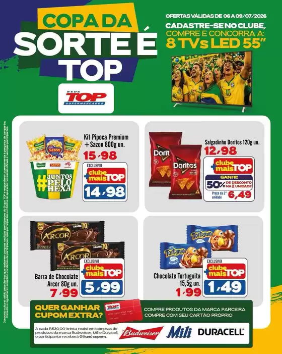 Catálogo Rede Top | Melhores ofertas para todos os clientes | 2026-07-06T00:00:00.000Z - 2026-07-09T00:00:00.000Z