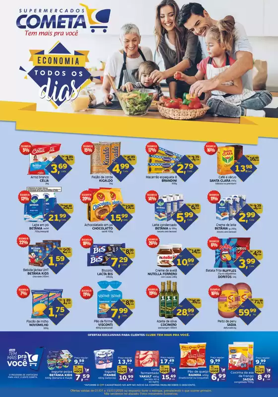 Catálogo Cometa Supermercados | Economia todos Os Dias | 2026-07-06T00:00:00.000Z - 2026-07-15T00:00:00.000Z