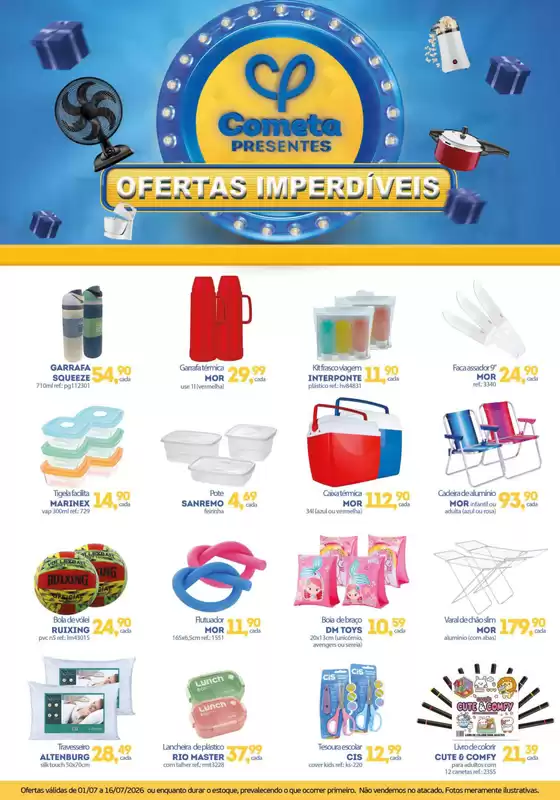 Catálogo Cometa Supermercados | OFERTAS IMPERDÍVEIS | 2026-07-06T00:00:00.000Z - 2026-07-16T00:00:00.000Z