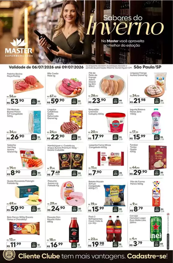 Catálogo Master Supermercados | Encarte Master Supermercados | 2026-07-06T00:00:00.000Z - 2026-07-09T00:00:00.000Z