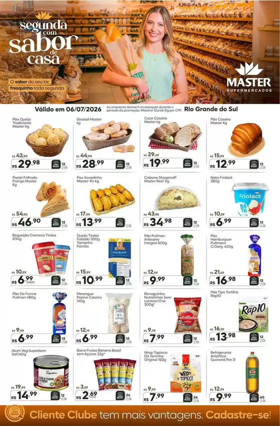 Catálogo Master Supermercados | Nossas melhores ofertas para você | 2026-07-06T00:00:00.000Z - 2026-07-06T00:00:00.000Z