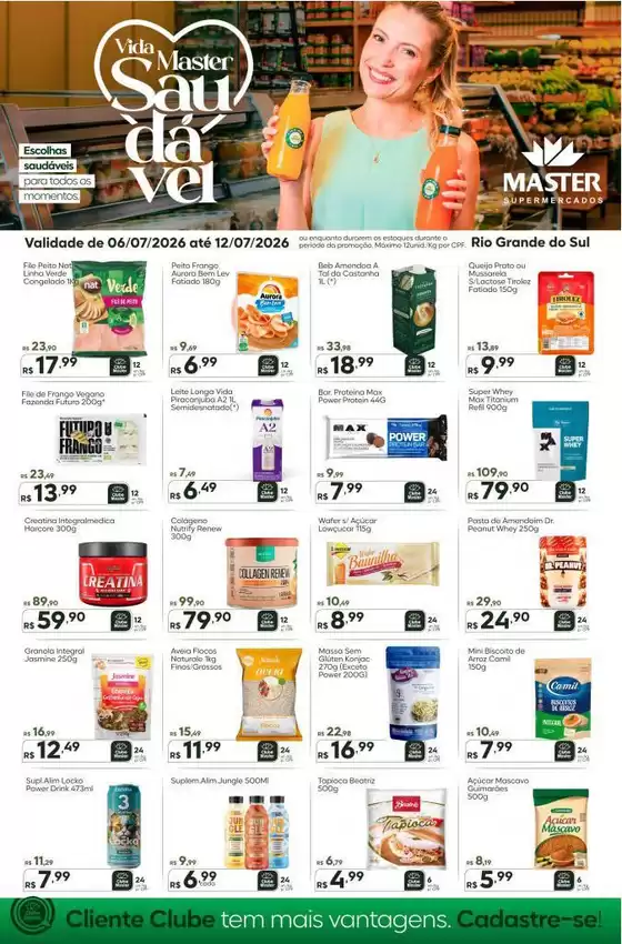 Catálogo Master Supermercados | Master RS saudavel | 2026-07-06T00:00:00.000Z - 2026-07-12T00:00:00.000Z