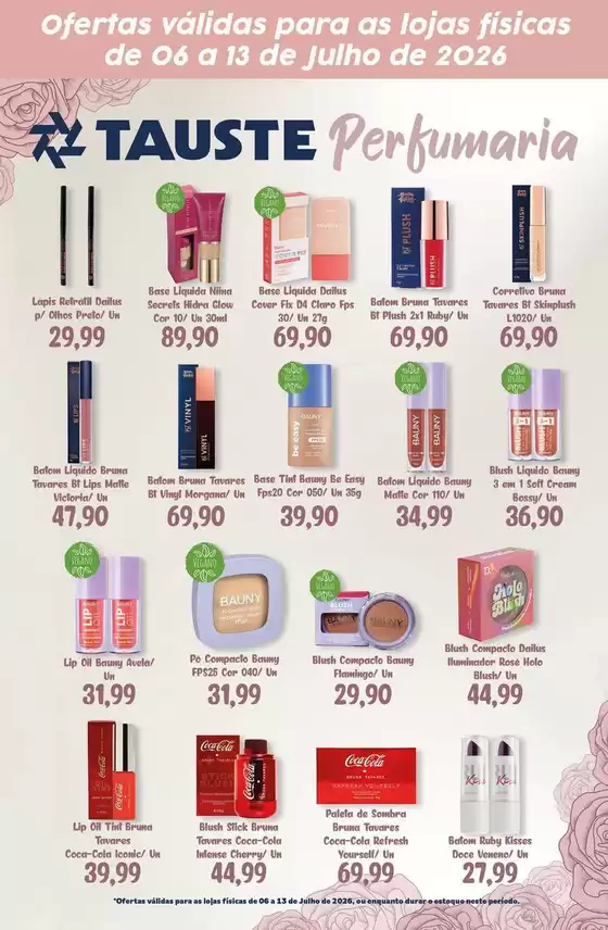 Catálogo Supermercados Tauste | Ofertas Tauste Especial Perfumaria | 2026-07-06T00:00:00.000Z - 2026-07-13T00:00:00.000Z