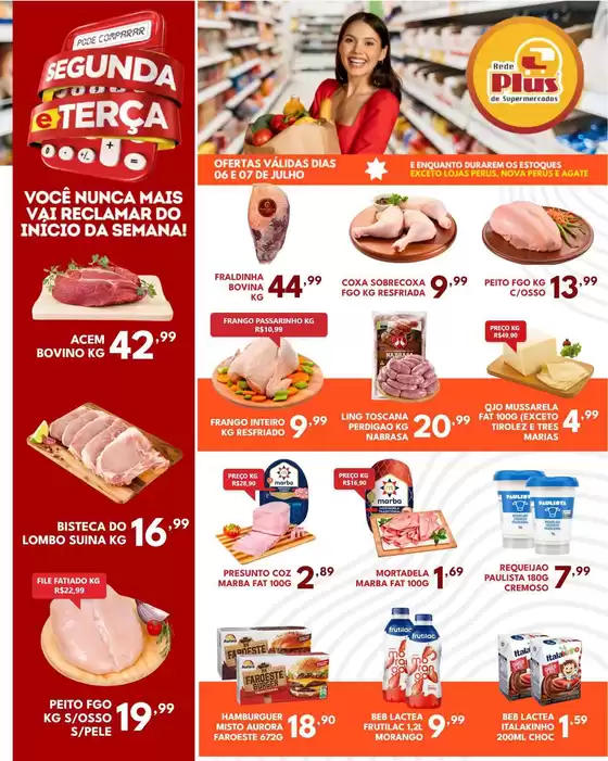 Catálogo Rede Plus Supermercados | Encarte Rede Plus Supermercados | 2026-07-06T00:00:00.000Z - 2026-07-07T00:00:00.000Z
