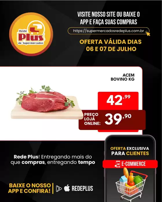 Catálogo Rede Plus Supermercados | Ampla seleção de ofertas | 2026-07-06T00:00:00.000Z - 2026-07-07T00:00:00.000Z