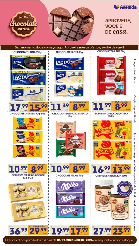 Catálogo Supermercados Avenida | Ofertas e promoções atuais | 2026-07-06T00:00:00.000Z - 2026-07-08T00:00:00.000Z