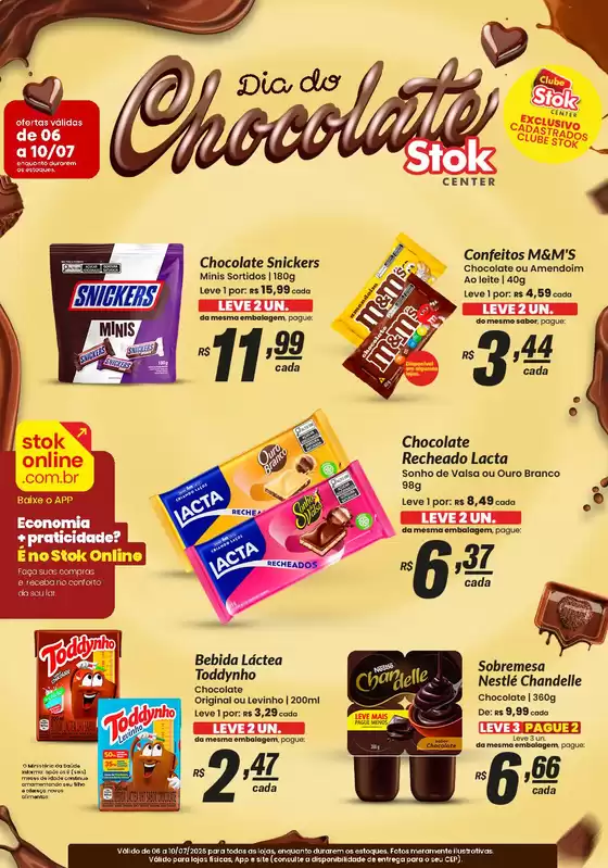 Catálogo Stok Center | Dia do Chocolate | 2026-07-06T00:00:00.000Z - 2026-07-10T00:00:00.000Z