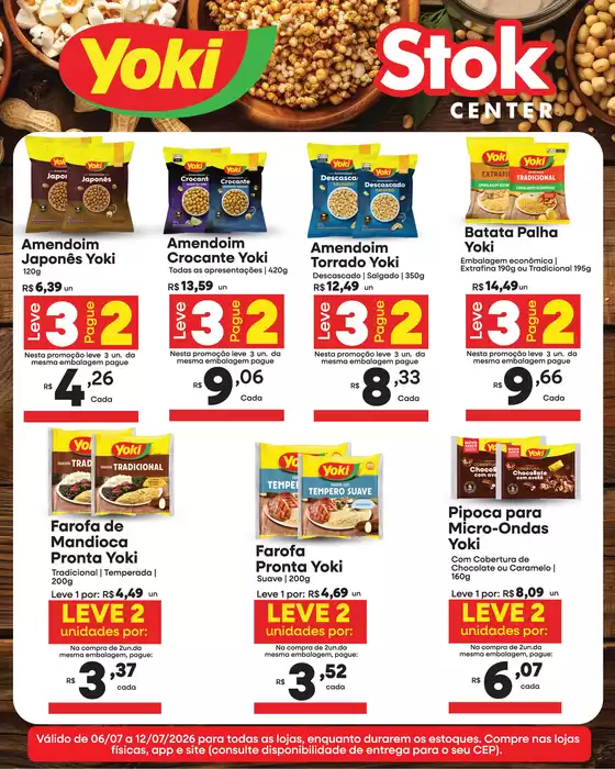 Catálogo Stok Center | Yoki Stok Center | 2026-07-06T00:00:00.000Z - 2026-07-12T00:00:00.000Z