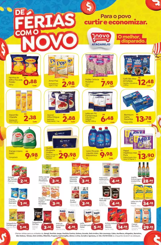 Catálogo Novo Atacarejo | Ofertas da Semana | 2026-07-06T00:00:00.000Z - 2026-07-10T00:00:00.000Z