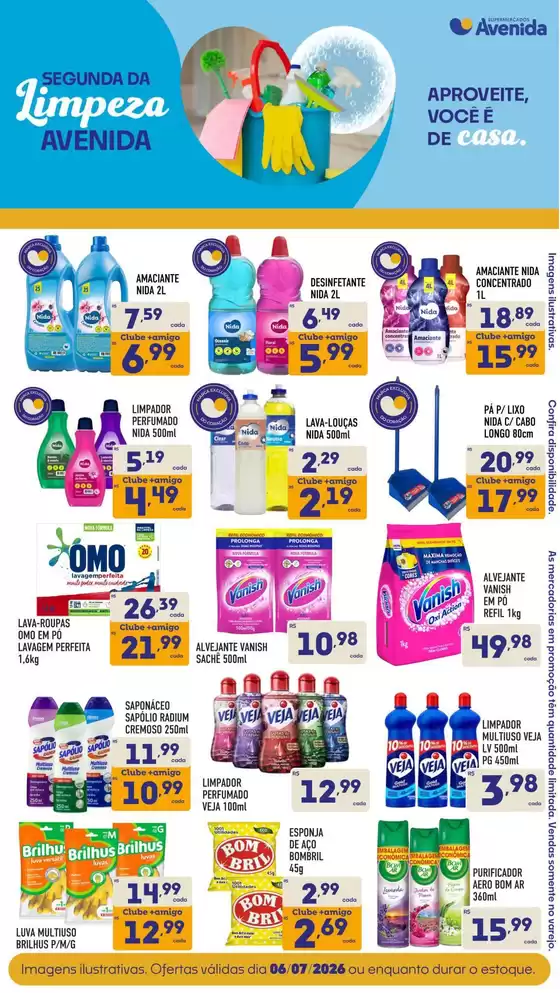 Catálogo Supermercados Avenida | Melhores ofertas para todos os caçadores de pechinchas | 2026-07-06T00:00:00.000Z - 2026-07-06T00:00:00.000Z