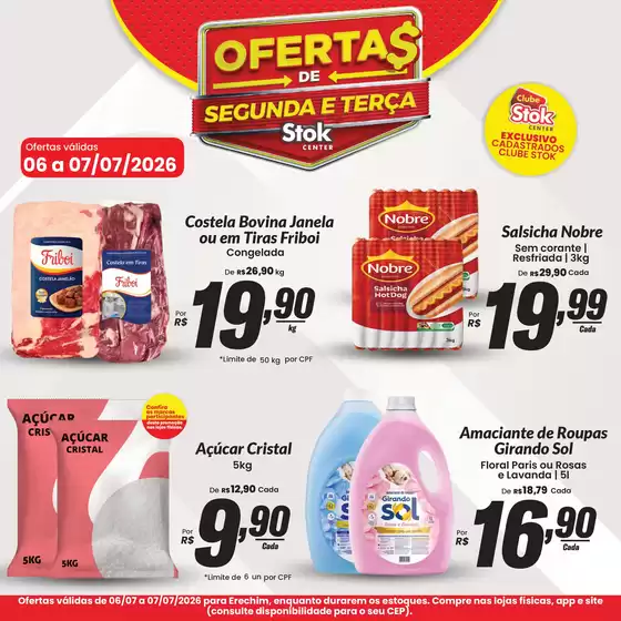 Catálogo Stok Center | Lamina stok center TV Diaria Erechim 06 e 07 de julho 1 | 2026-07-06T00:00:00.000Z - 2026-07-07T00:00:00.000Z