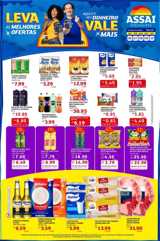 Catálogo Assaí Atacadista | Encarte Assaí Atacadista 48920-128 | 2026-07-06T00:00:00.000Z - 2026-07-10T00:00:00.000Z