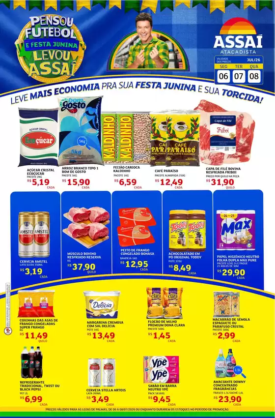 Catálogo Assaí Atacadista | Encarte Assaí Atacadista 48647-115 | 2026-07-06T00:00:00.000Z - 2026-07-08T00:00:00.000Z