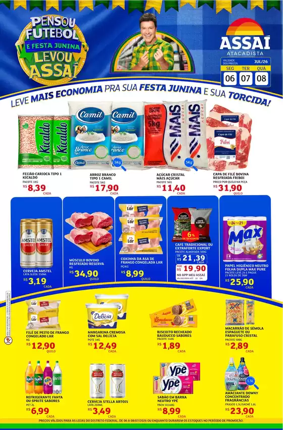 Catálogo Assaí Atacadista | Encarte Assaí Atacadista 48647-226 | 2026-07-06T00:00:00.000Z - 2026-07-08T00:00:00.000Z