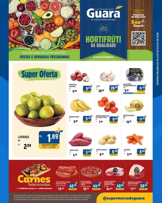 Catálogo Supermercado Guará | Ofertas para caçadores de pechinchas | 2026-07-06T00:00:00.000Z - 2026-07-07T00:00:00.000Z