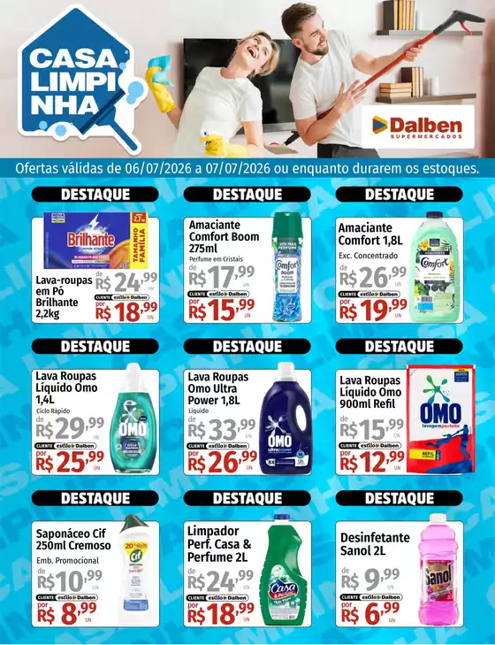 Catálogo Supermercado Dalben | Casa Limpinha | 2026-07-06T00:00:00.000Z - 2026-07-07T00:00:00.000Z