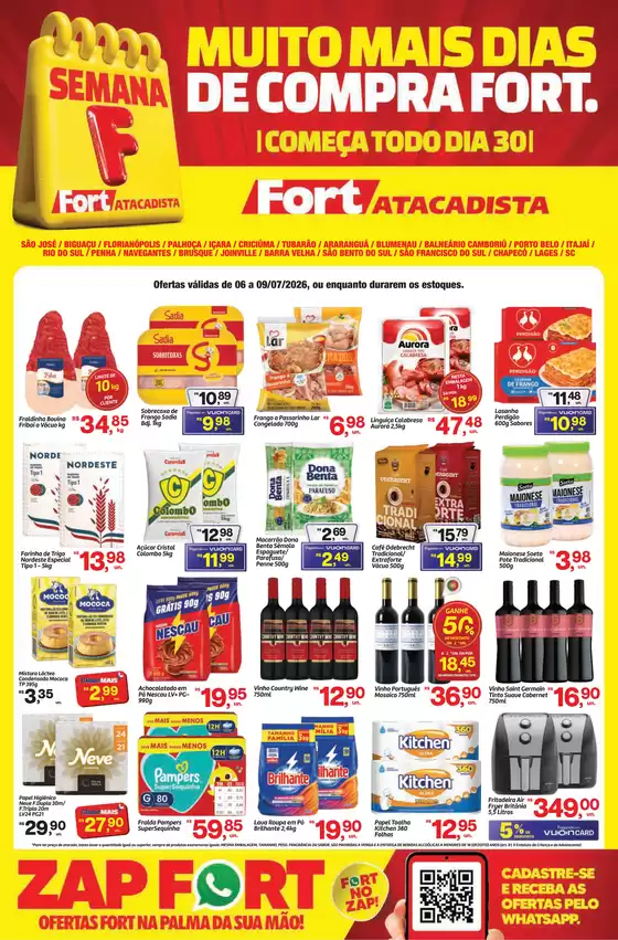 Catálogo Fort Atacadista | SC Fort Semana F SEMANAL 06 a 09 JUL 26 Regional | 2026-07-06T00:00:00.000Z - 2026-07-09T00:00:00.000Z