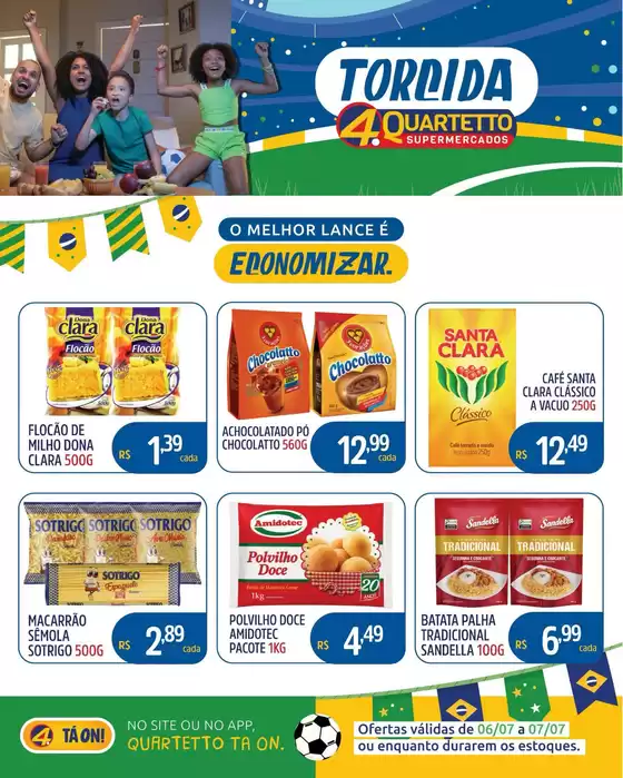 Catálogo Quartetto Supermercados | Encarte Quartetto Supermercados | 2026-07-06T00:00:00.000Z - 2026-07-07T00:00:00.000Z