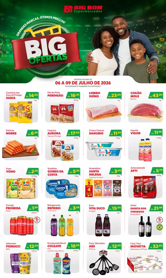 Catálogo Big Bom Supermercados | Big Ofertas | 2026-07-06T00:00:00.000Z - 2026-07-09T00:00:00.000Z