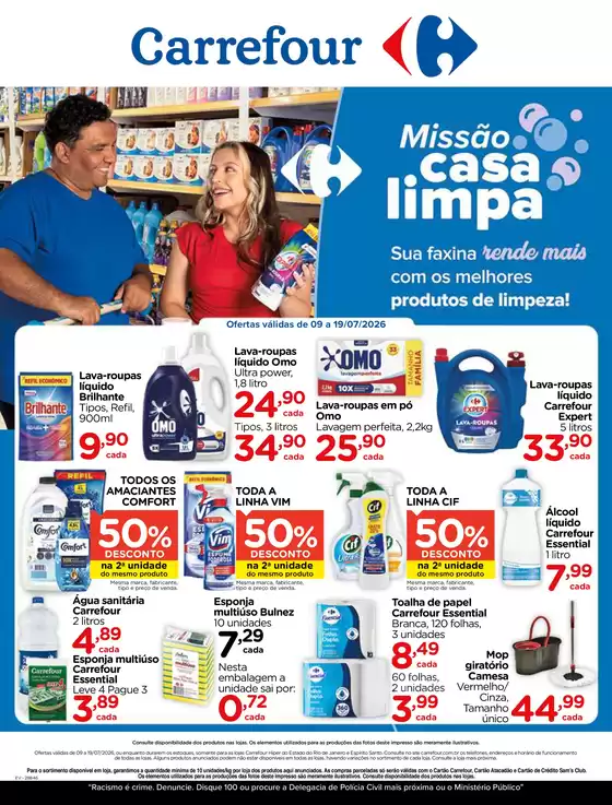 Catálogo Carrefour | MISSÃO CASA LIMPA | 2026-07-09T00:00:00.000Z - 2026-07-19T00:00:00.000Z