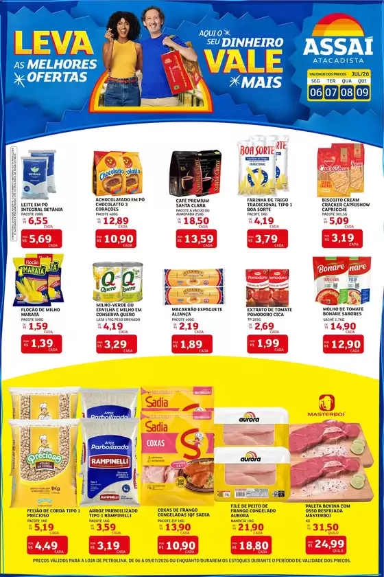 Catálogo Assaí Atacadista | Encarte Assaí Atacadista 48841-757 | 2026-07-06T00:00:00.000Z - 2026-07-09T00:00:00.000Z