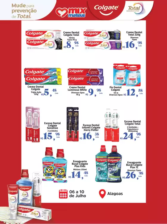 Catálogo Supermercados Mateus | Colgate | 2026-07-06T00:00:00.000Z - 2026-07-10T00:00:00.000Z