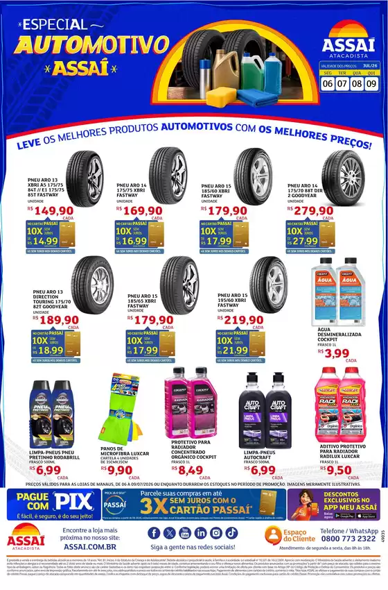Catálogo Assaí Atacadista | Encarte Assaí Atacadista 49035-74 | 2026-07-06T00:00:00.000Z - 2026-07-09T00:00:00.000Z
