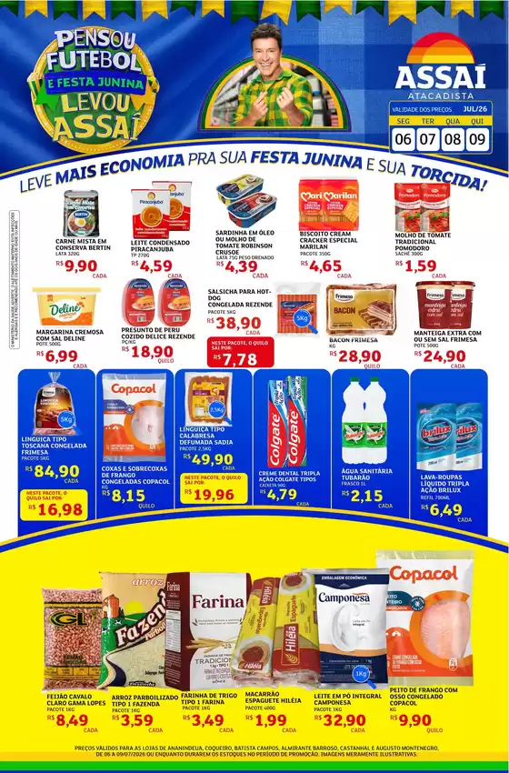 Catálogo Assaí Atacadista | Encarte Assaí Atacadista 48805-63 | 2026-07-06T00:00:00.000Z - 2026-07-09T00:00:00.000Z