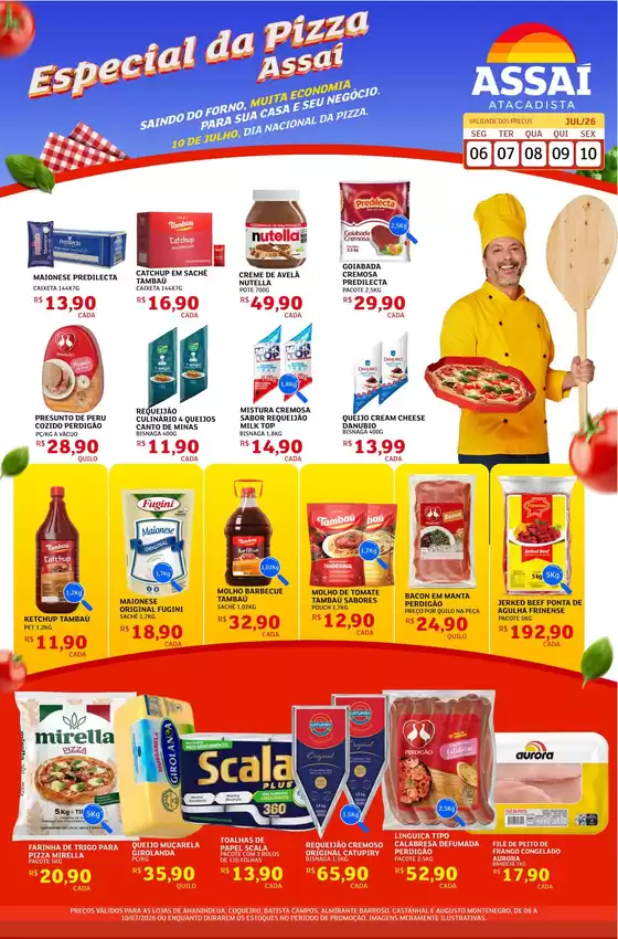 Catálogo Assaí Atacadista | Encarte Assaí Atacadista 49057-63 | 2026-07-06T00:00:00.000Z - 2026-07-10T00:00:00.000Z