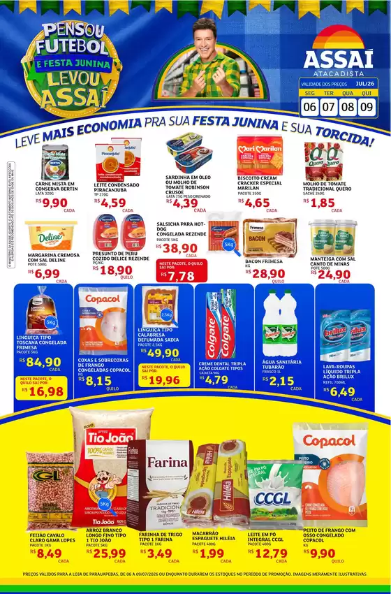 Catálogo Assaí Atacadista | Encarte Assaí Atacadista 48805-64 | 2026-07-06T00:00:00.000Z - 2026-07-09T00:00:00.000Z