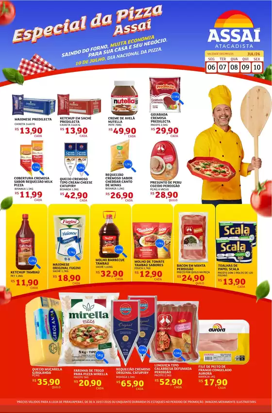 Catálogo Assaí Atacadista | Encarte Assaí Atacadista 49057-64 | 2026-07-06T00:00:00.000Z - 2026-07-10T00:00:00.000Z