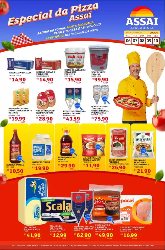 Catálogo Assaí Atacadista | Encarte Assaí Atacadista 49057-442 | 2026-07-06T00:00:00.000Z - 2026-07-10T00:00:00.000Z