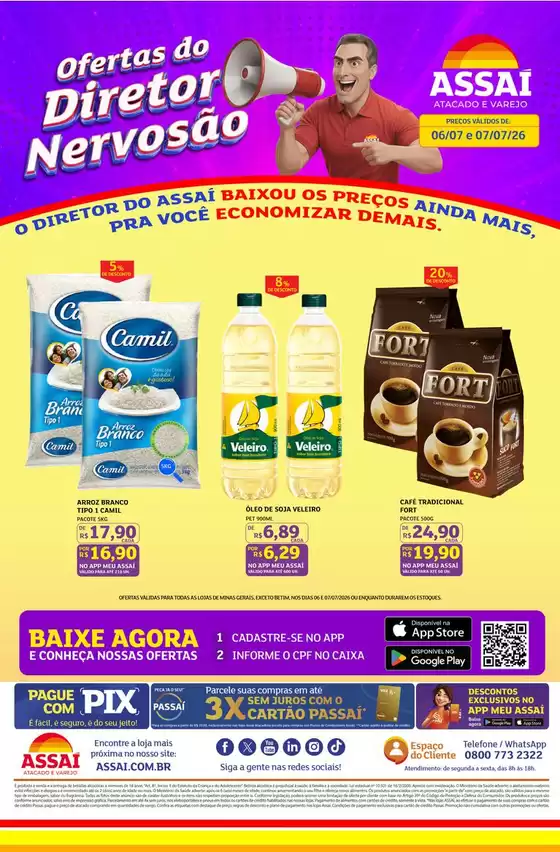 Catálogo Assaí Atacadista | Encarte Assaí Atacadista 167729-594 | 2026-07-06T00:00:00.000Z - 2026-07-07T00:00:00.000Z