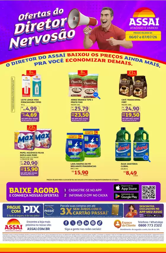 Catálogo Assaí Atacadista | Encarte Assaí Atacadista 167730-589 | 2026-07-06T00:00:00.000Z - 2026-07-07T00:00:00.000Z