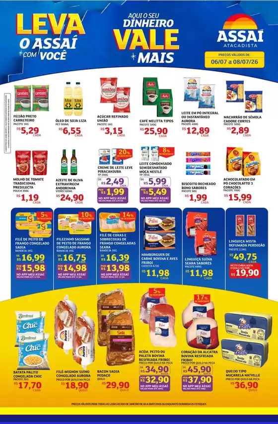 Catálogo Assaí Atacadista | Encarte Assaí Atacadista 167734-538 | 2026-07-06T00:00:00.000Z - 2026-07-08T00:00:00.000Z