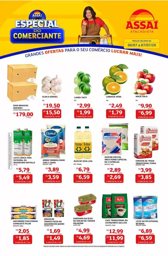 Catálogo Assaí Atacadista | Encarte Assaí Atacadista 167732-531 | 2026-07-06T00:00:00.000Z - 2026-07-07T00:00:00.000Z