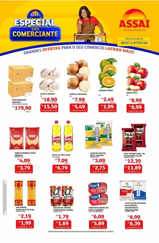 Catálogo Assaí Atacadista | Encarte Assaí Atacadista 167733-537 | 2026-07-06T00:00:00.000Z - 2026-07-07T00:00:00.000Z