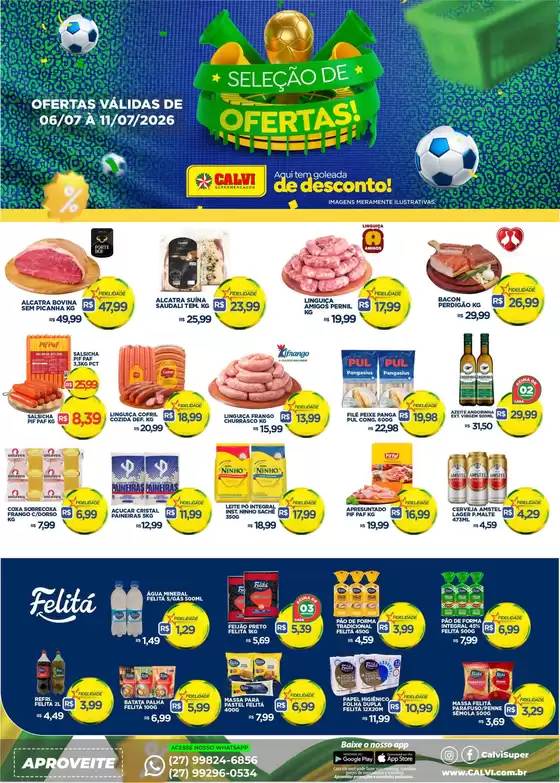 Catálogo Calvi Supermercados | Seleção Ofertas | 2026-07-07T00:00:00.000Z - 2026-07-11T00:00:00.000Z