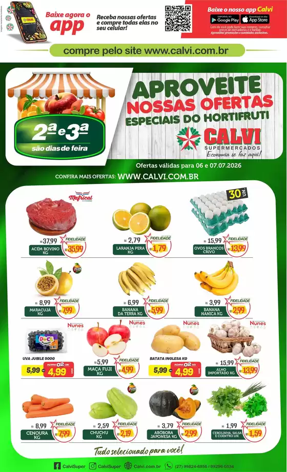 Catálogo Calvi Supermercados | Aprovaite Nossas Ofertas | 2026-07-07T00:00:00.000Z - 2026-07-07T00:00:00.000Z