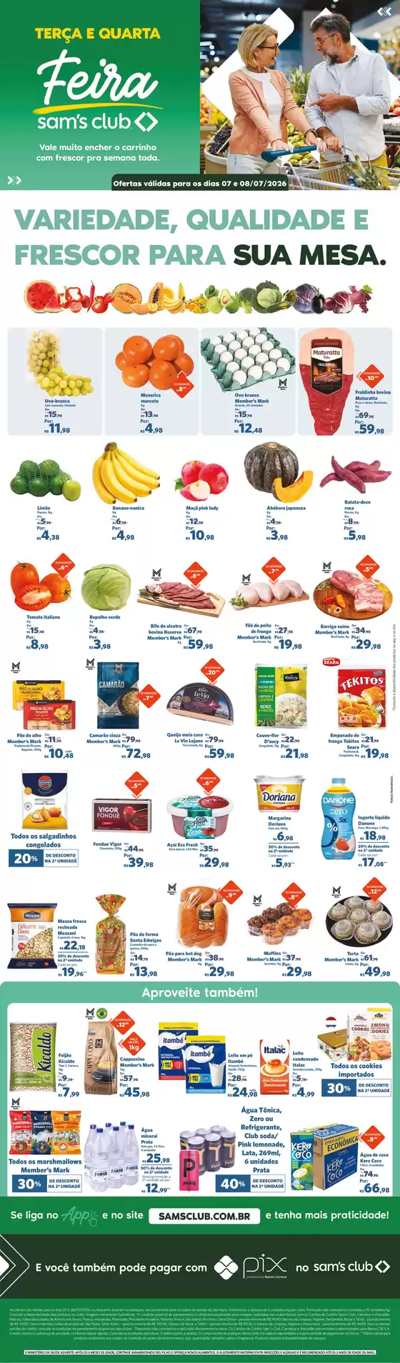 Catálogo Sam's Club | Nossas melhores ofertas para você | 2026-07-07T00:00:00.000Z - 2026-07-08T00:00:00.000Z