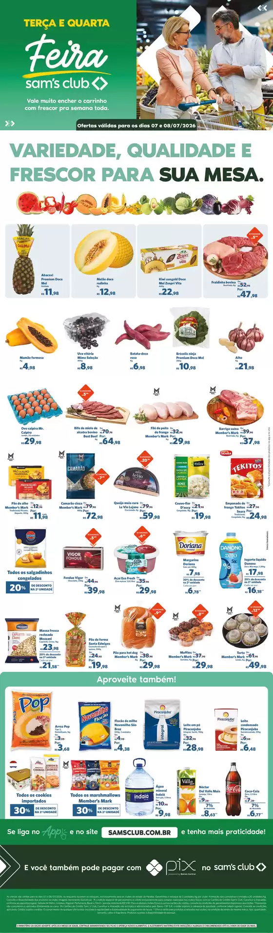 Catálogo Sam's Club em Luz | Ofertas especiais para você | 2026-07-07T00:00:00.000Z - 2026-07-08T00:00:00.000Z
