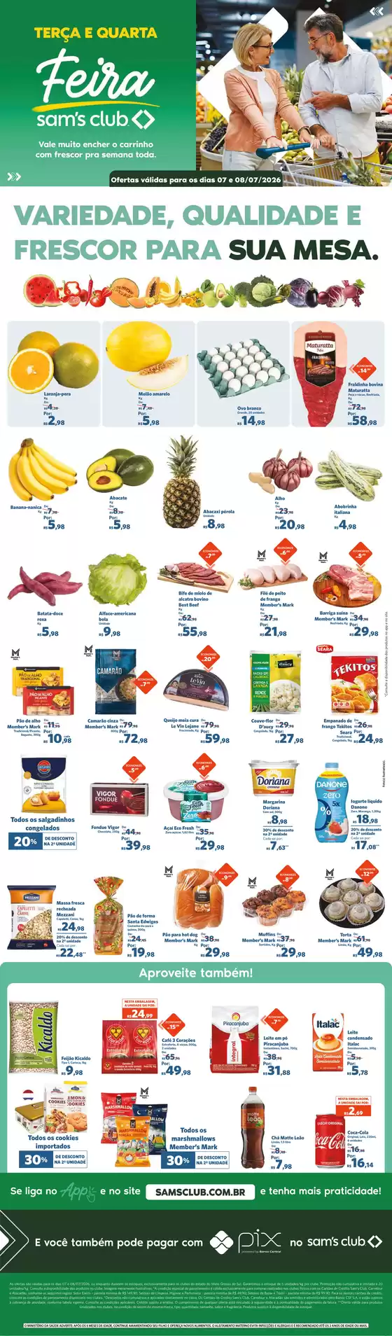 Catálogo Sam's Club em Guarulhos | Melhores ofertas para todos os caçadores de pechinchas | 2026-07-07T00:00:00.000Z - 2026-07-08T00:00:00.000Z