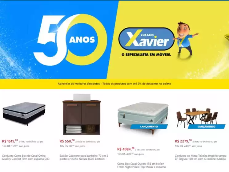 Catálogo Lojas Xavier | Ofertas Lojas Xavier | 2026-07-07T00:00:00.000Z - 2026-08-07T00:00:00.000Z