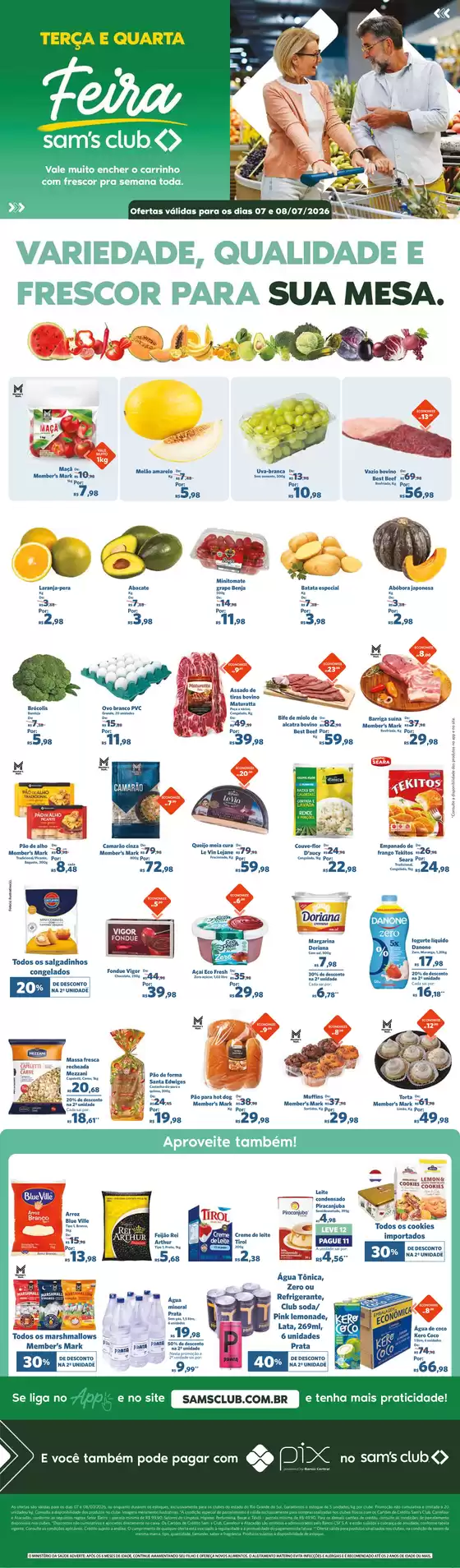 Catálogo Sam's Club em Guarulhos | Melhores ofertas para todos os clientes | 2026-07-07T00:00:00.000Z - 2026-07-08T00:00:00.000Z