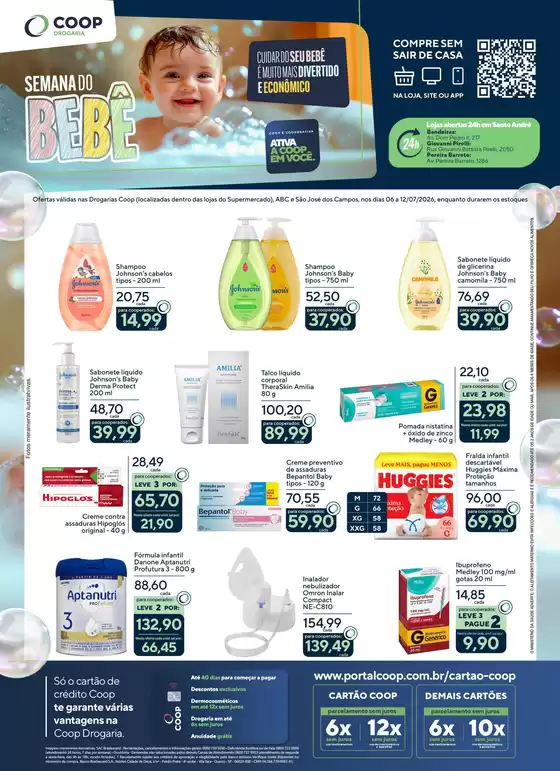 Catálogo Coop | Coop Semana do Bebê 06 a 12.07 INTERNAS ABCDMR E SJC | 2026-07-06T00:00:00.000Z - 2026-07-12T00:00:00.000Z