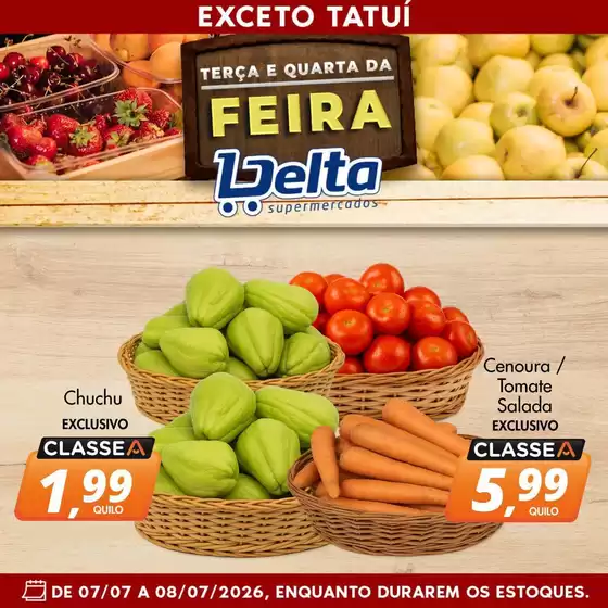 Catálogo Delta Supermercados | Ofertas especiais para você | 2026-07-07T00:00:00.000Z - 2026-07-08T00:00:00.000Z