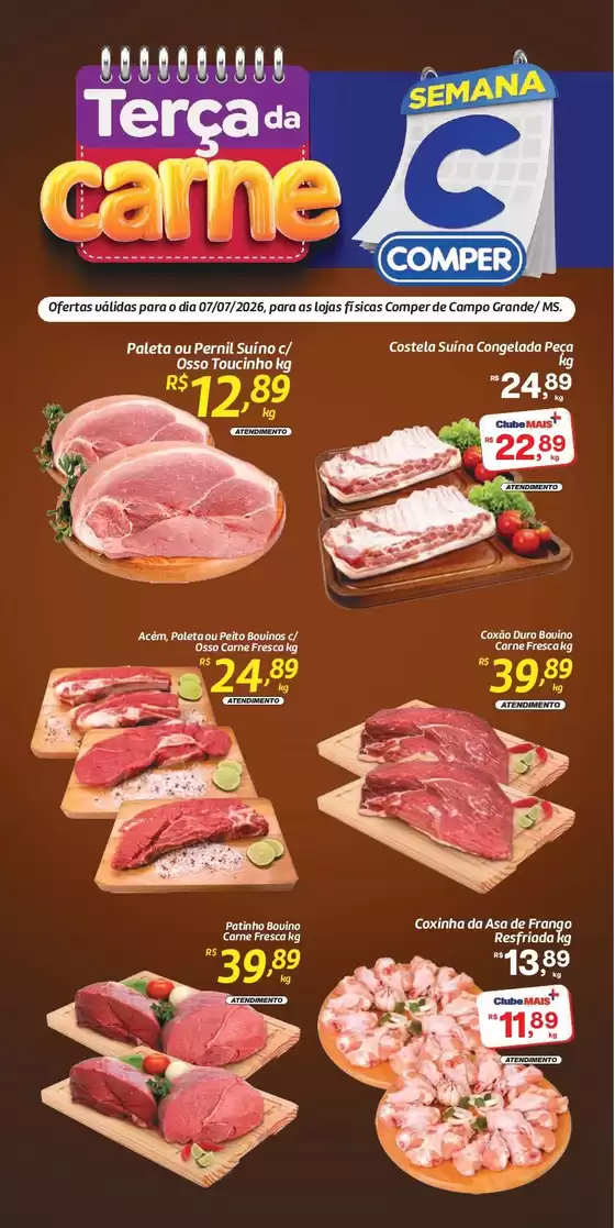 Catálogo Comper | Terça da Carne | 2026-07-07T00:00:00.000Z - 2026-07-07T00:00:00.000Z