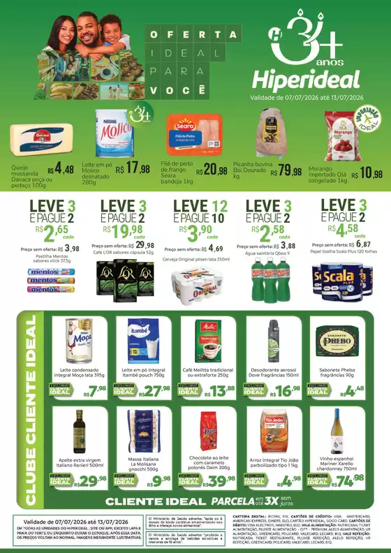 Catálogo Hiperideal Supermercados | Ofertas Hiperideal Supermercados | 2026-07-07T00:00:00.000Z - 2026-07-13T00:00:00.000Z