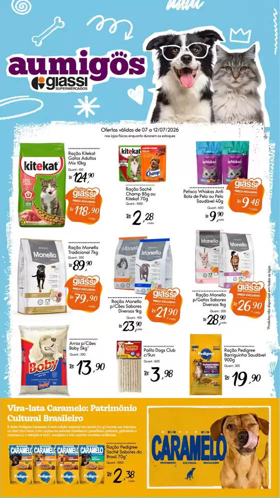 Catálogo Giassi Supermercados | Descubra ofertas atraentes | 2026-07-07T00:00:00.000Z - 2026-07-12T00:00:00.000Z