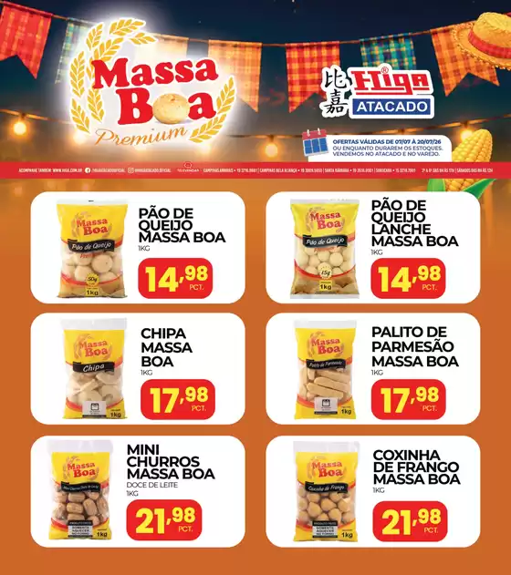 Catálogo Higa Atacado | Higa atacado folheto massa boa 20260707 20260720 | 2026-07-07T00:00:00.000Z - 2026-07-13T00:00:00.000Z